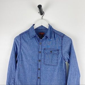 7 For All Mankind Button Down Long Sleeve Shirt